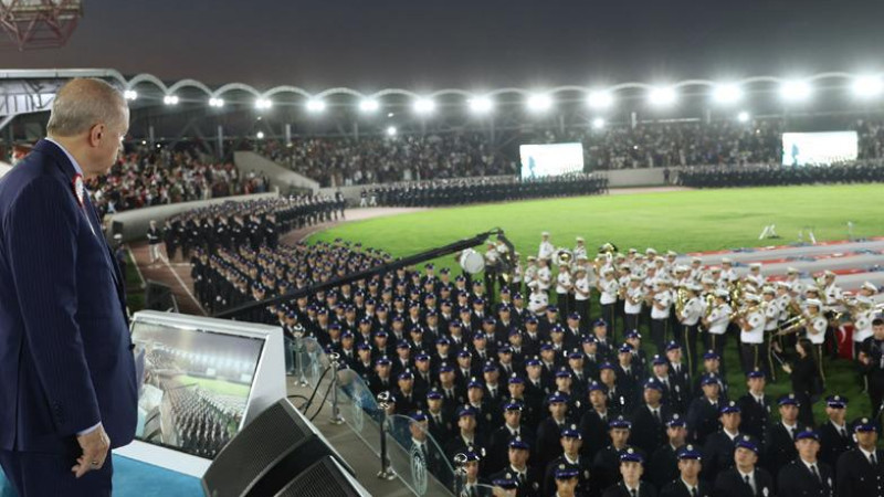 Cumhurbaşkanı Erdoğan, Gölbaşı  Polis Akademisi Mezuniyet Töreni'nde