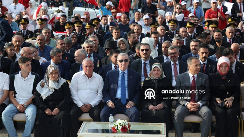 Gölbaşı'nda 15 Temmuz etkinliklerine Cumhurbaşkanı Erdoğan'da katıldı