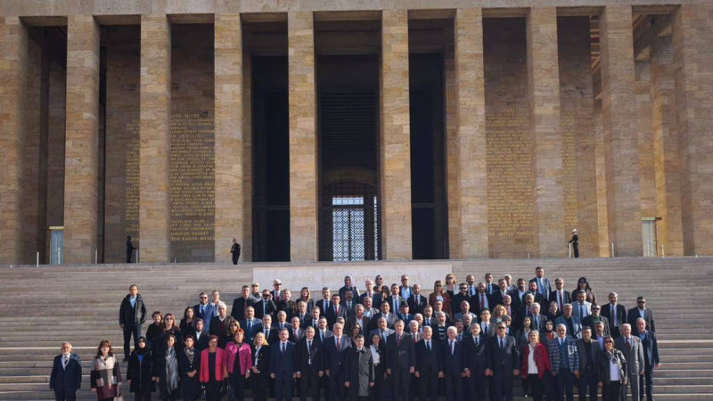MUHTARLARIN SESİ ANITKABİR’DEN YÜKSELDİ…