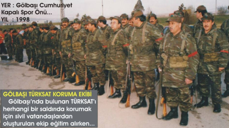 BU ASKERLERİN HEPSİ GÖLBAŞILI SİVİL VATANDAŞLAR...TÜRKSAT Koruma Ekibi.